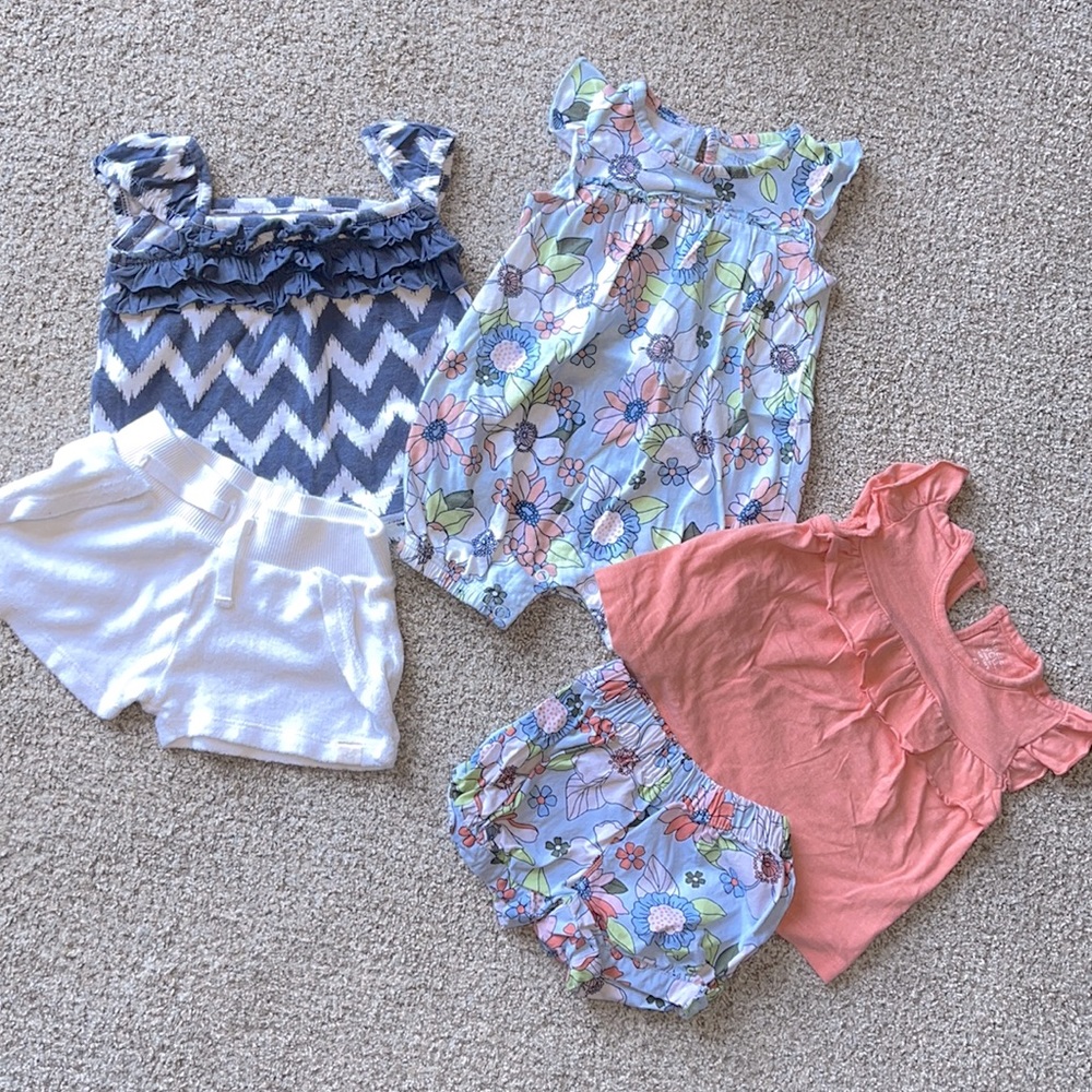 Baby Girl Summer Trio